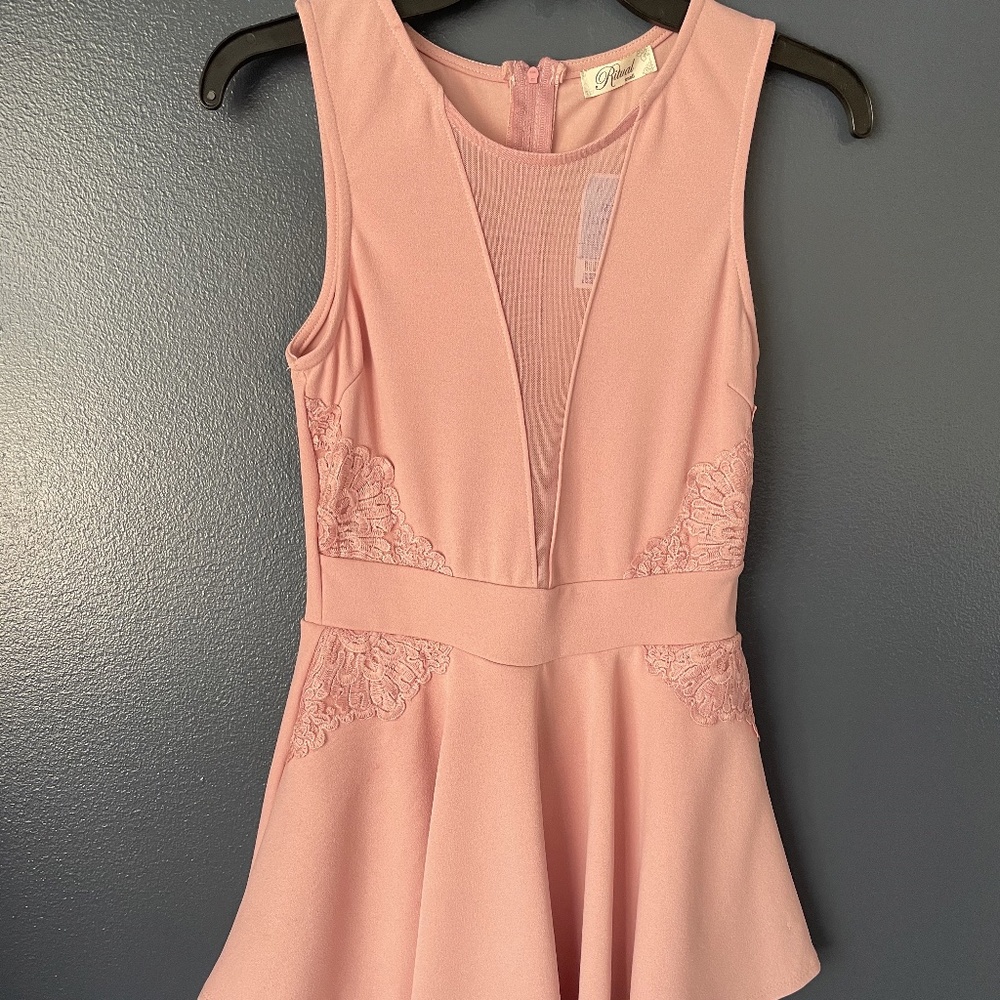 Pink Lacey Chic Romper